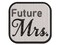 Future Mrs Bride Wife Marriage Fiancee Multi-Color Embroidered Iron-On or Hook & Loop Patch Applique